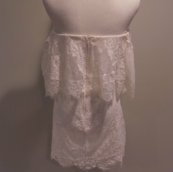 DO+BE | White Lace Off Shoulder Dress - Picture 6 of 8